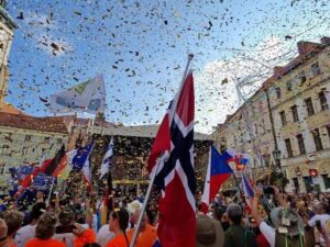2022 World Gold Panning Championships opening ceremony